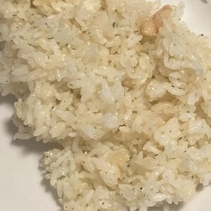 うちのごはん お米からガーリックライス
